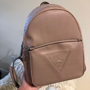Guess light pink mini backpack